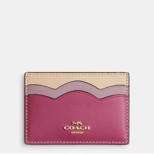 Coach Pink and Cream Card Holder